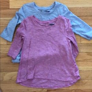 Two kids high low flare tops